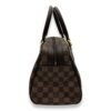 Duomo Damier Ebene Top Handle Bag in Coated Canvas, Gold hardware - Image 3