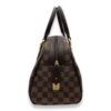 Duomo Damier Ebene Top Handle Bag in Coated Canvas, Gold hardware - Image 4