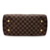 Duomo Damier Ebene Top Handle Bag in Coated Canvas, Gold hardware - Image 5