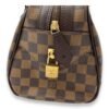 Duomo Damier Ebene Top Handle Bag in Coated Canvas, Gold hardware - Image 7
