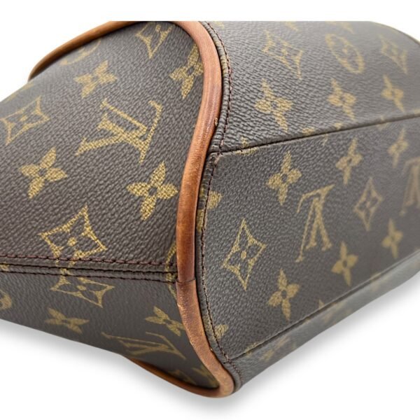 Ellipse Top Handle Bag Brown in Monogram Coated Canvas, Gold hardware - Image 12