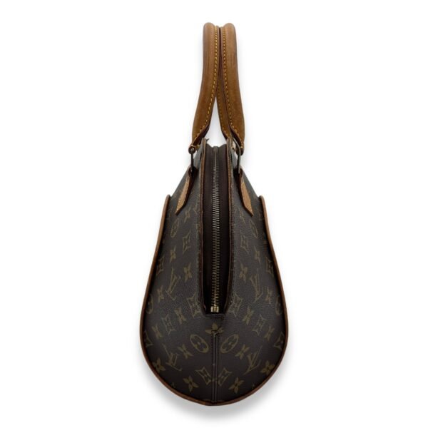 Ellipse Top Handle Bag Brown in Monogram Coated Canvas, Gold hardware - Image 3