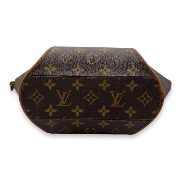 Ellipse Top Handle Bag Brown in Monogram Coated Canvas, Gold hardware - Image 5