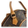 Ellipse Top Handle Bag Brown in Monogram Coated Canvas, Gold hardware - Image 6