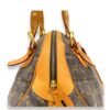 Etoile Brown Top Handle Bag in Monogram Coated Canvas, Gold hardware - Image 8