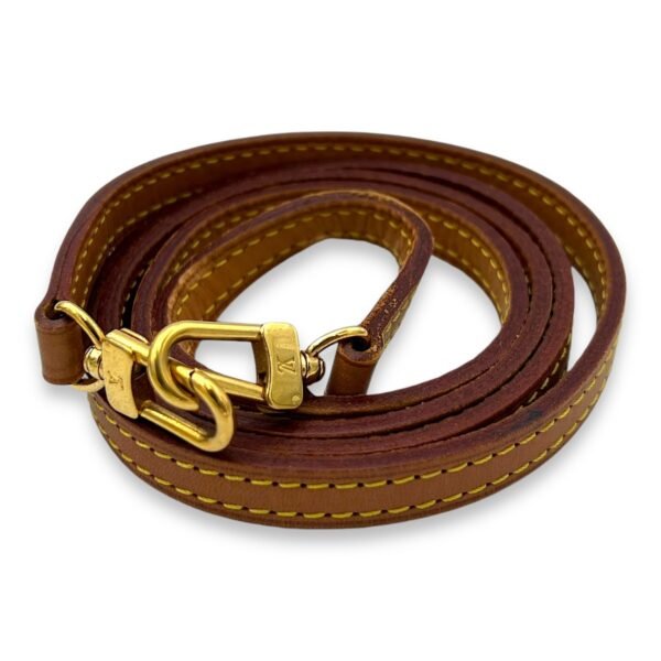 Eva Damier Azur Shoulder Bag in Coated Canvas, Gold hardware - Image 11
