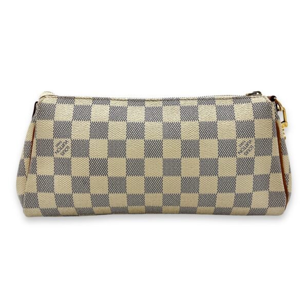 Eva Damier Azur Shoulder Bag in Coated Canvas, Gold hardware - Image 2