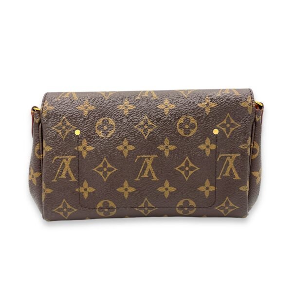 Favourite Crossbody Bag Brown in Monogram Coated Canvas, Gold hardware - Image 2
