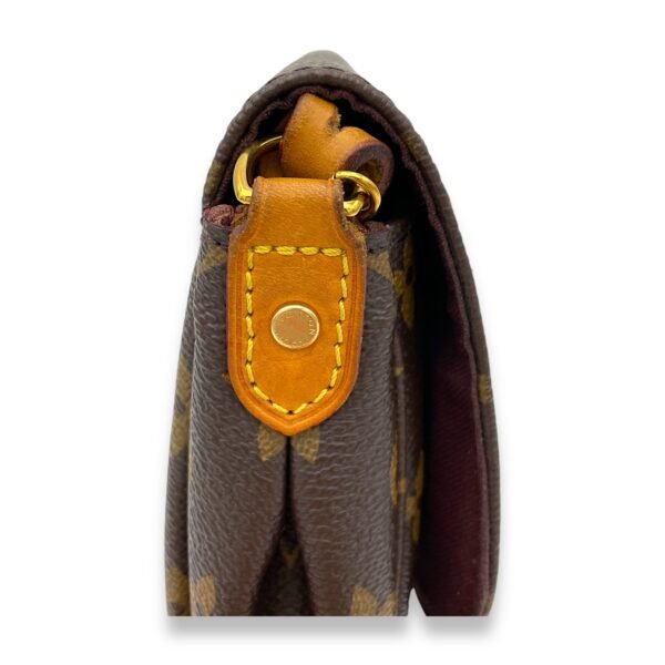 Favourite Crossbody Bag Brown in Monogram Coated Canvas, Gold hardware - Image 8