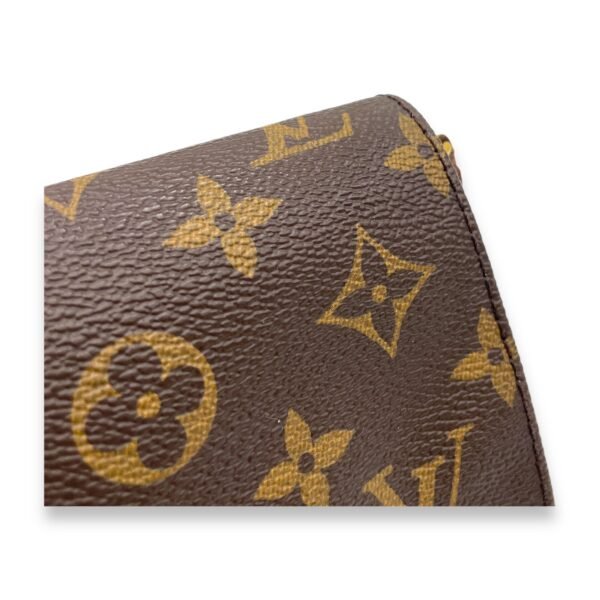 Favourite Crossbody Bag Brown in Monogram Coated Canvas, Gold hardware - Image 9