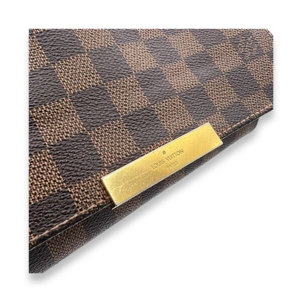 Favourite Damier Ebene Crossbody Bag in Coated Canvas, Gold hardware - Image 8