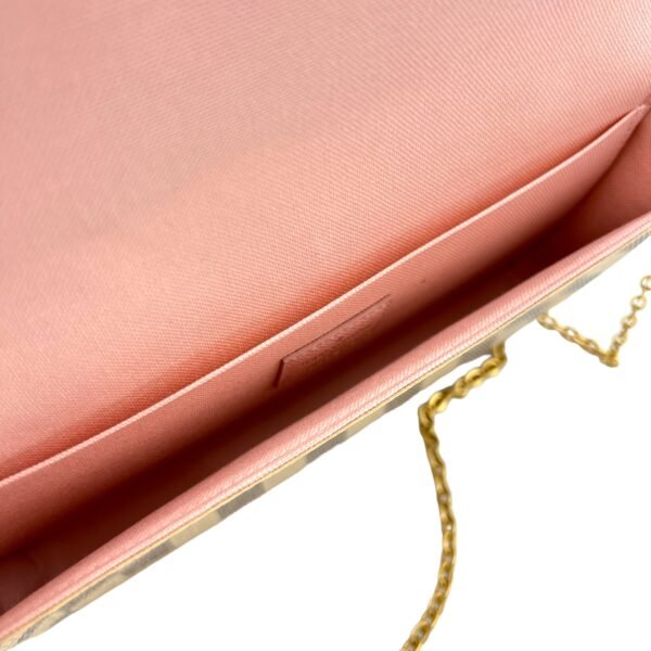 Felicie Damier Azur Crossbody Bag in Coated Canvas, Gold hardware - Image 11