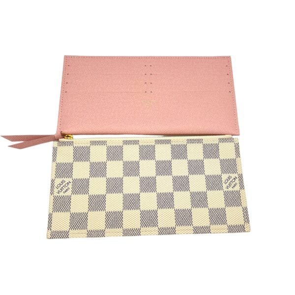 Felicie Damier Azur Crossbody Bag in Coated Canvas, Gold hardware - Image 12