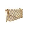 Felicie Damier Azur Crossbody Bag in Coated Canvas, Gold hardware - Image 3
