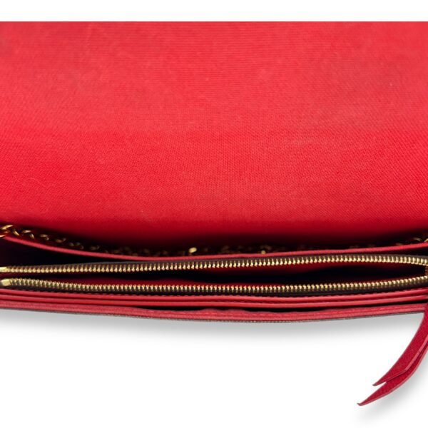 Felicie Damier Ebene Wallet On Chain in Coated Canvas, Gold hardware - Image 6