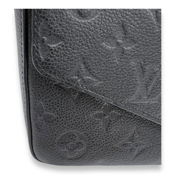 Felicie Wallet On Chain Black in Empreinte Leather, Gold hardware - Image 7