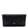 Felicie Wallet On Chain Black in Monogram Empreinte Leather, Gold hardware