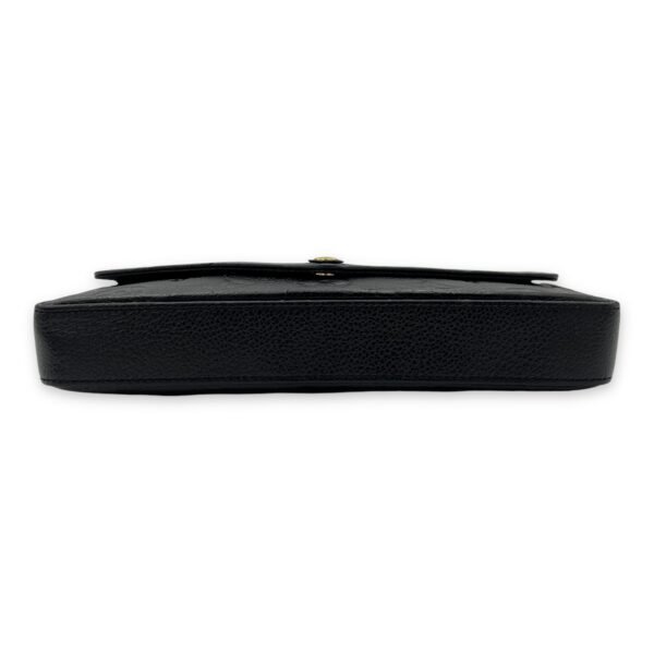 Felicie Wallet On Chain Black in Monogram Empreinte Leather, Gold hardware - Image 5
