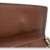 Flap Brown Key Holder in Monogram Coated Canvas, Gold hardware - Image 11