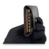 Flap Brown Key Holder in Monogram Coated Canvas, Gold hardware - Image 3