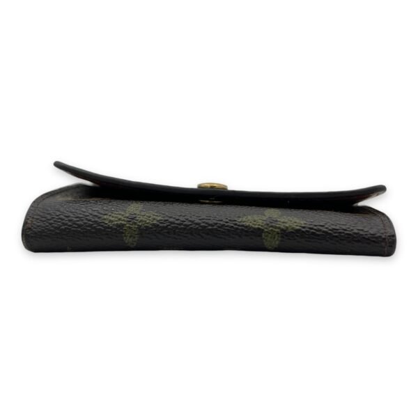 Flap Brown Key Holder in Monogram Coated Canvas, Gold hardware - Image 5