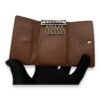 Flap Brown Key Holder in Monogram Coated Canvas, Gold hardware - Image 9