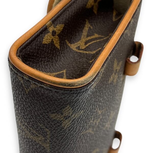 Florentine Belt Bag Brown in Monogram Coated Canvas, Gold hardware - Image 10