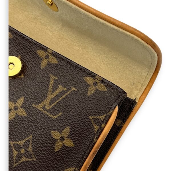 Florentine Belt Bag Brown in Monogram Coated Canvas, Gold hardware - Image 11
