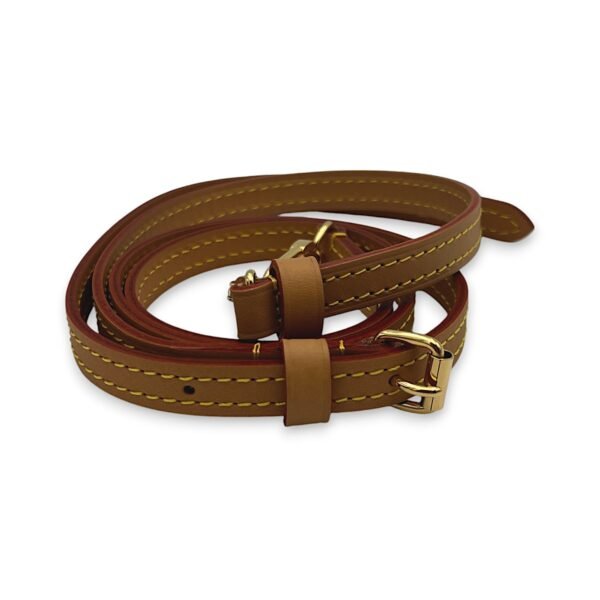 Fold Me Brown Crossbody Bag in Monogram Coated Canvas, Gold hardware - Image 9