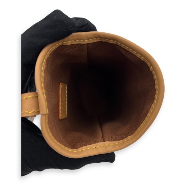 Fold Me Brown Crossbody Bag in Monogram Coated Canvas, Gold hardware - Image 6