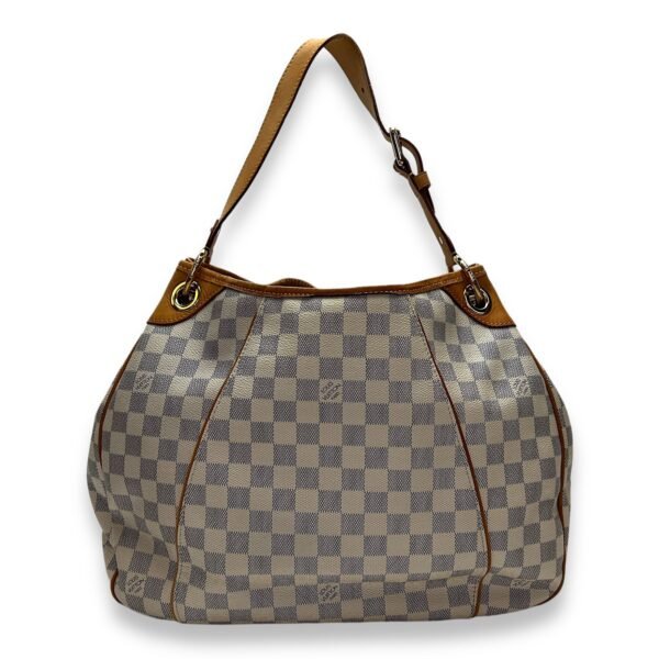 Galleria Damier Azur Shoulder Bag in Coated Canvas, Gold hardware - Image 2