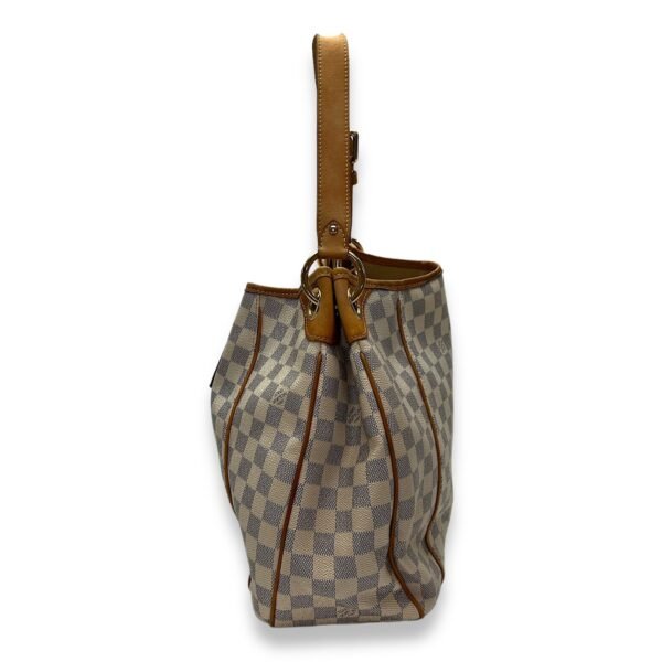 Galleria Damier Azur Shoulder Bag in Coated Canvas, Gold hardware - Image 3
