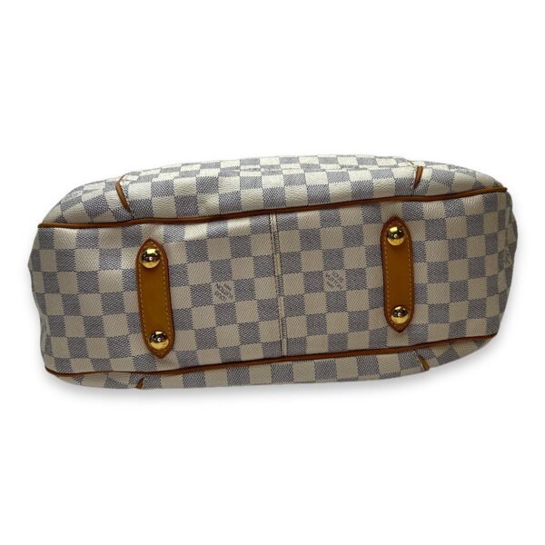 Galleria Damier Azur Shoulder Bag in Coated Canvas, Gold hardware - Image 5