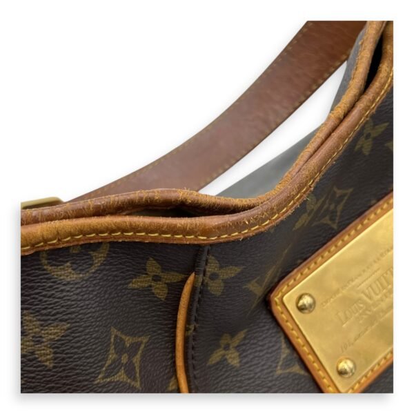 Galleria Shoulder Bag Brown in Monogram Coated Canvas, Gold hardware - Image 11