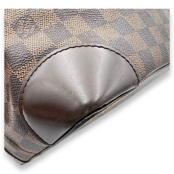 Hampstead MM Damier Ebene Top Handle Bag in Coated Canvas, Gold hardware - Image 10