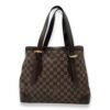 Hampstead MM Damier Ebene Top Handle Bag in Coated Canvas, Gold hardware - Image 2