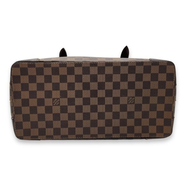Hampstead MM Damier Ebene Top Handle Bag in Coated Canvas, Gold hardware - Image 5
