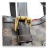 Hampstead MM Damier Ebene Top Handle Bag in Coated Canvas, Gold hardware - Image 7