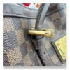 Hampstead MM Damier Ebene Top Handle Bag in Coated Canvas, Gold hardware - Image 9