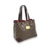 Hampstead PM Damier Ebene Top Handle Bag in Coated Canvas, Gold hardware - Image 3