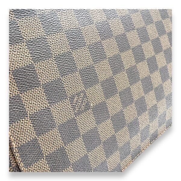 Hampstead PM Damier Ebene Top Handle Bag in Coated Canvas, Gold hardware - Image 9