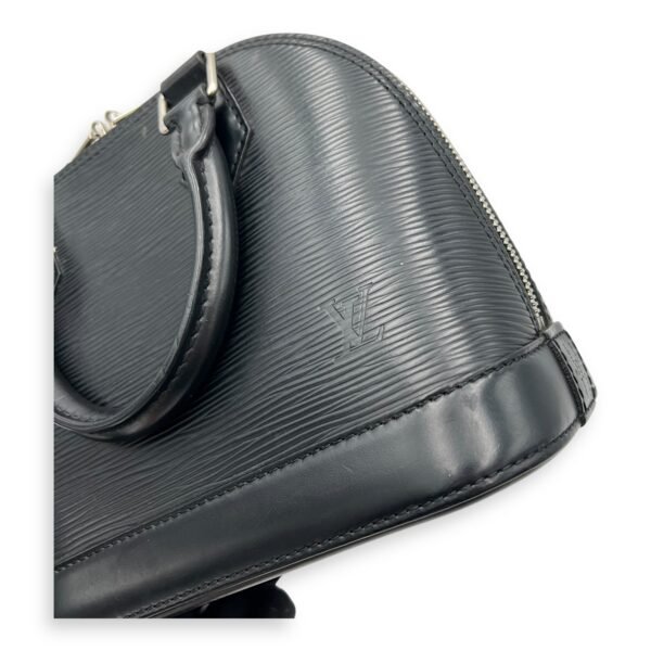 Alma Top Handle Bag BB Black in Epi Leather, Silver hardware - Image 10