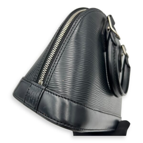 Alma Top Handle Bag BB Black in Epi Leather, Silver hardware - Image 11