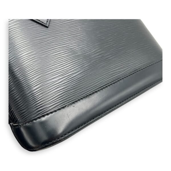 Alma Top Handle Bag BB Black in Epi Leather, Silver hardware - Image 12