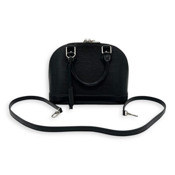 Alma Top Handle Bag BB Black in Epi Leather, Silver hardware - Image 18