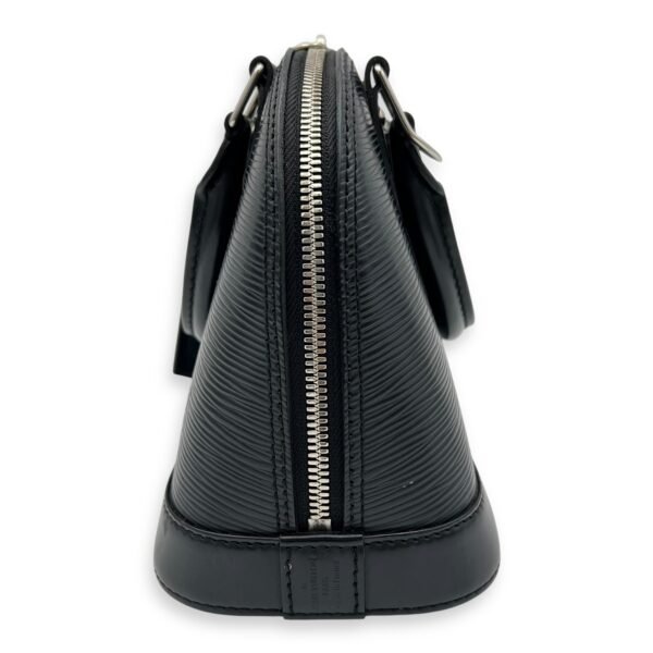 Alma Top Handle Bag BB Black in Epi Leather, Silver hardware - Image 4