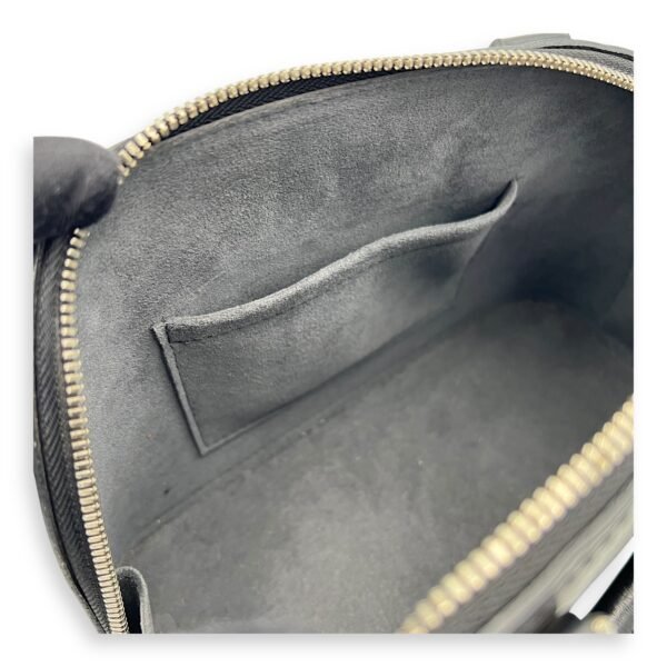 Alma Top Handle Bag BB Black in Epi Leather, Silver hardware - Image 8
