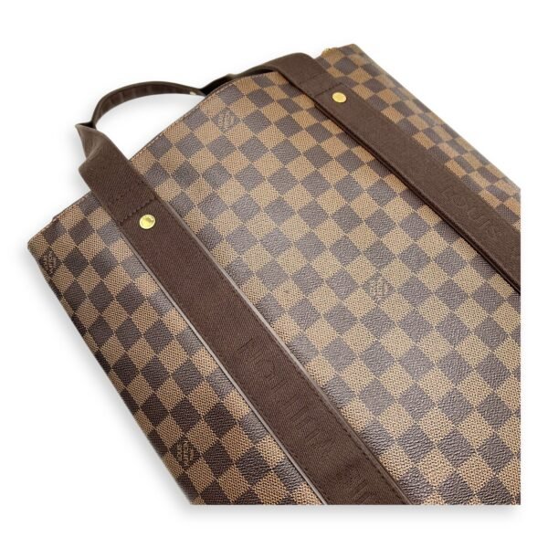 Beaubourg Tote Bag Brown in Coated Canvas, Gold hardware - Image 15