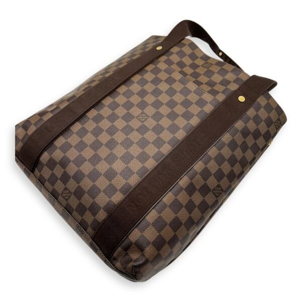 Beaubourg Tote Bag Brown in Coated Canvas, Gold hardware - Image 19