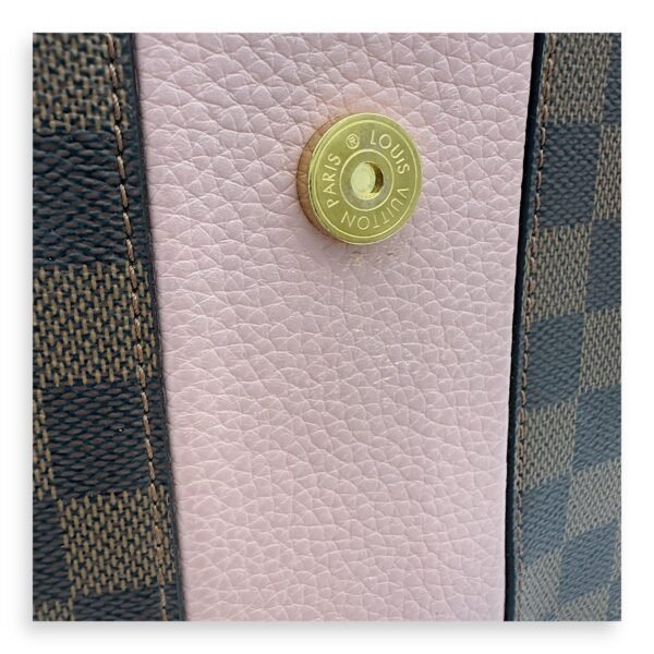 Bondstreet Top Handle Bag Brown in Coated Canvas, Gold hardware - Image 10